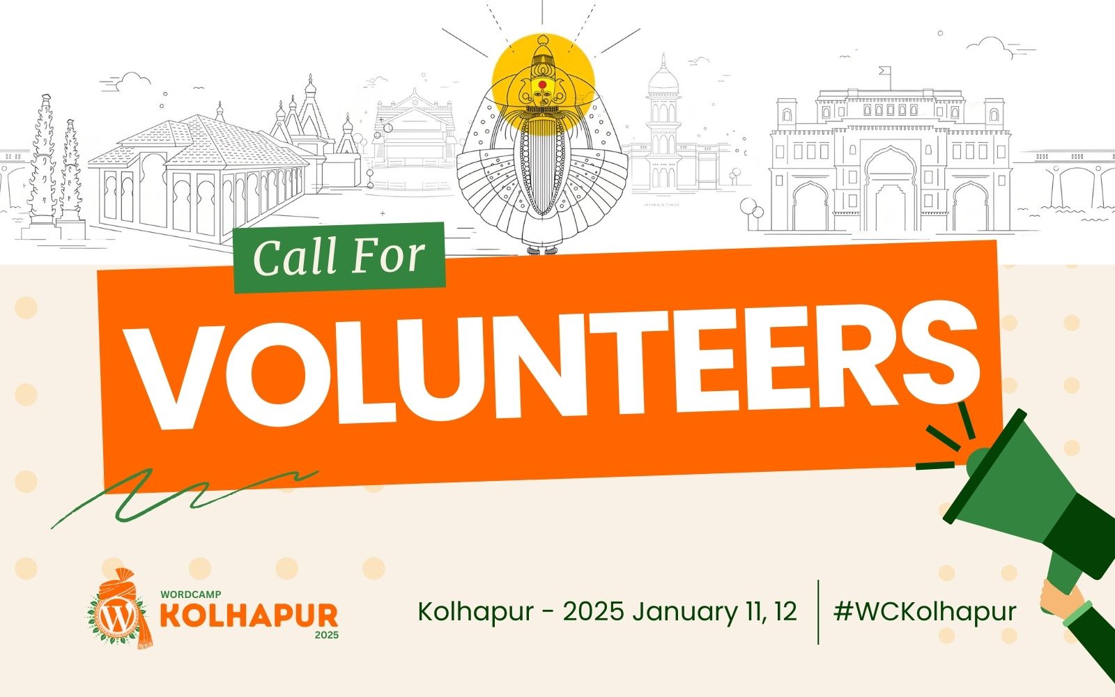 Call for Volunteers : Let’s Make WordCamp Kolhapur 2025 a Success!