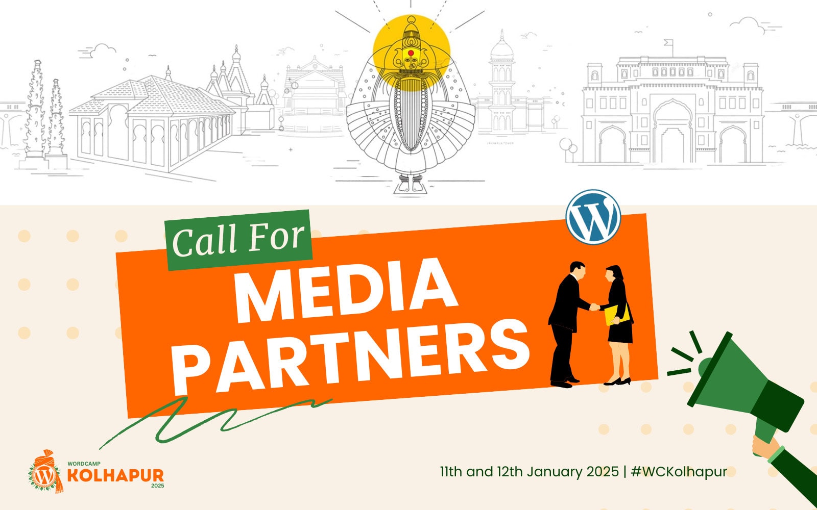 Join Us as a Media Partner for WordCamp Kolhapur 2025!