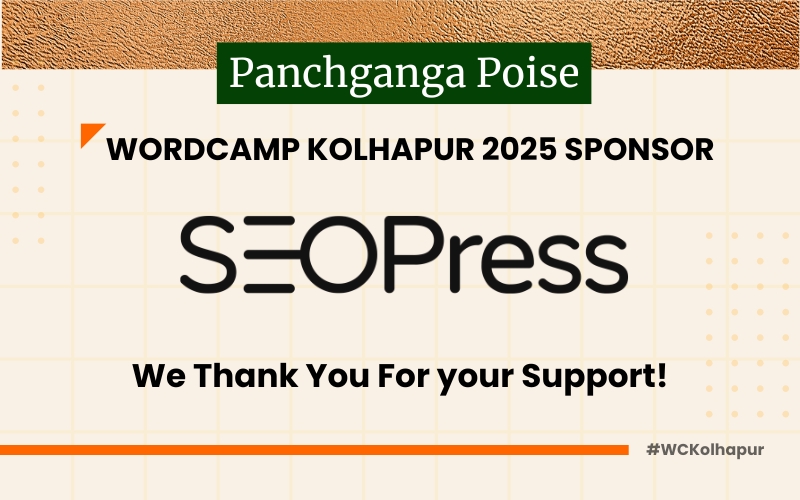 Thank you to SEOPress, Our Panchganga Poise Sponsor for WordCamp Kolhapur 2025!