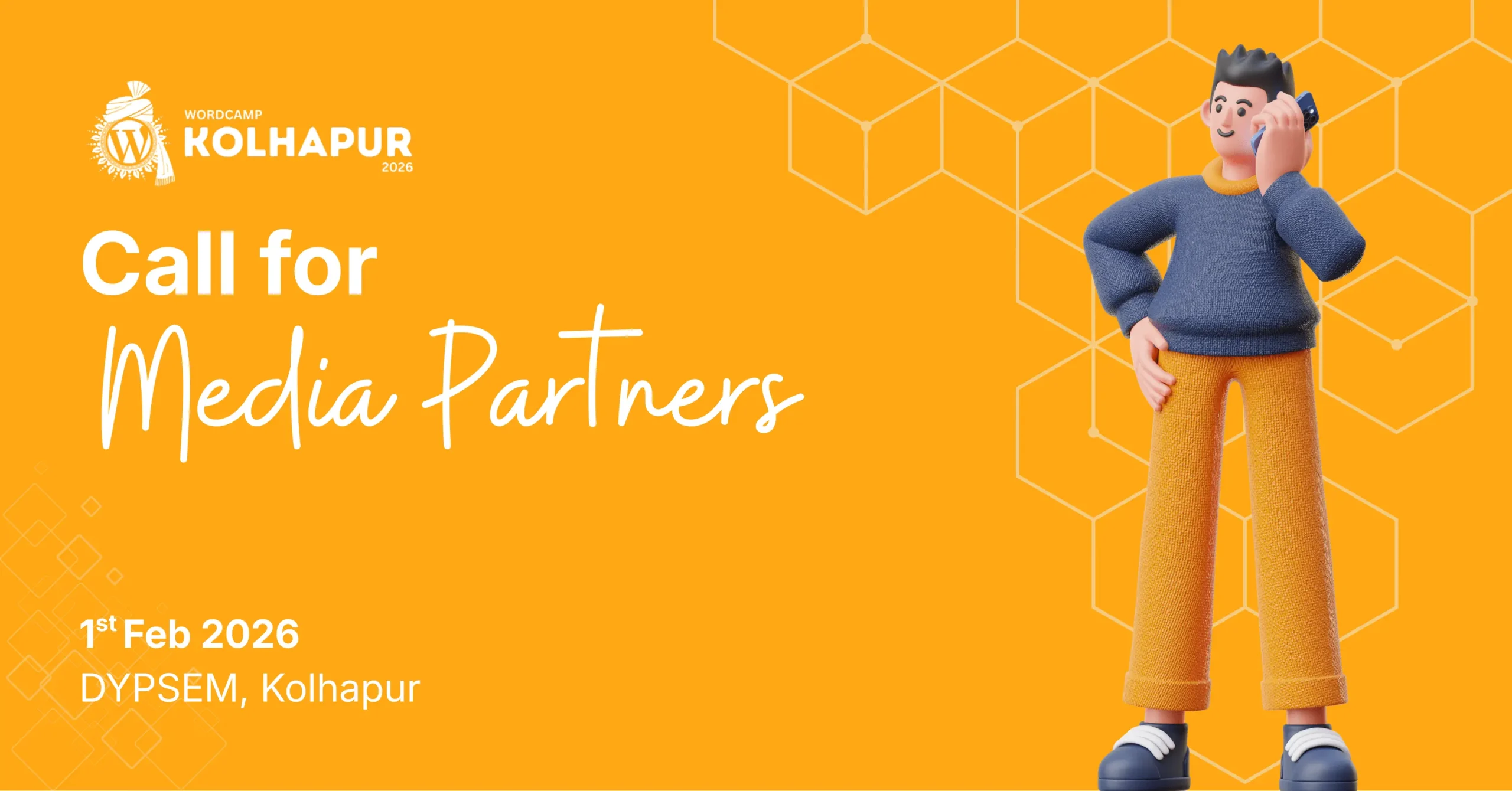 Call for Media Partners – WordCamp Kolhapur